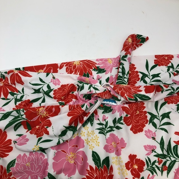 ModCloth 3X santa Barbara Saturdays Floral 0414 Bikini Bottoms tie - Picture 7 of 11